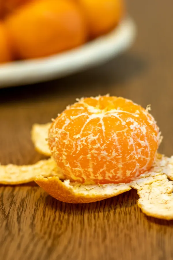 orange peels that can be used to keep spiders out.