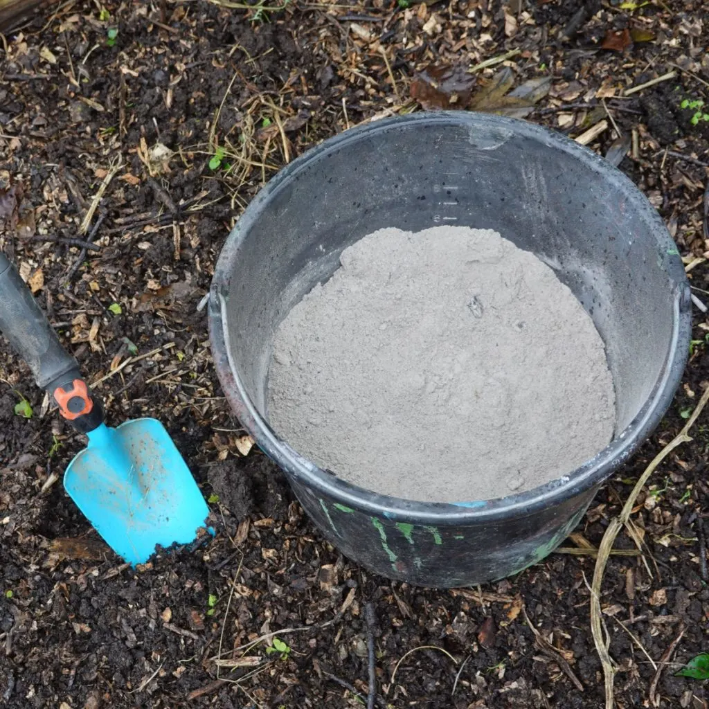 using wood ashes
